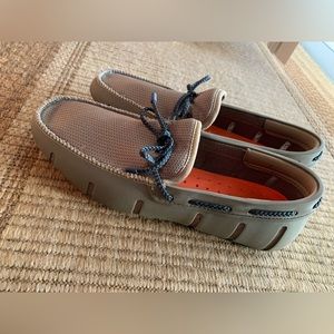 Swims olive lace loafers